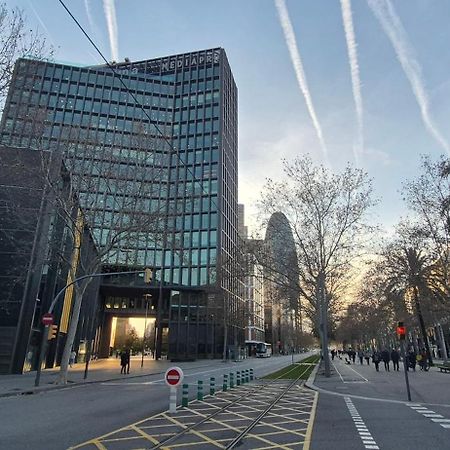Apartamento En Avenida Diagonal - Torre Glorias - Angeles Terraza Barcelona Exteriör bild