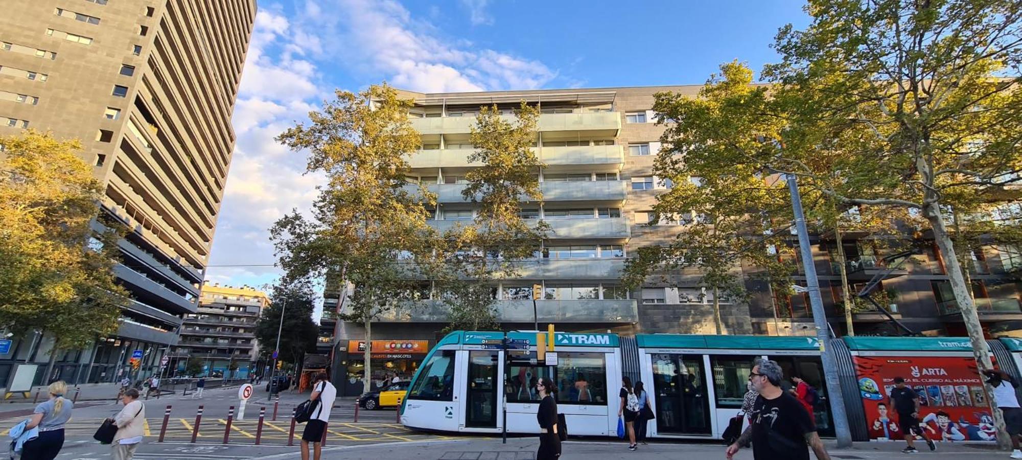 Apartamento En Avenida Diagonal - Torre Glorias - Angeles Terraza Barcelona Exteriör bild