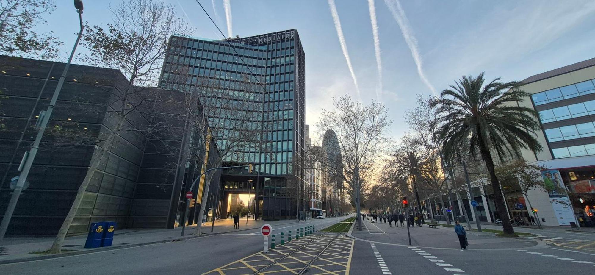 Apartamento En Avenida Diagonal - Torre Glorias - Angeles Terraza Barcelona Exteriör bild