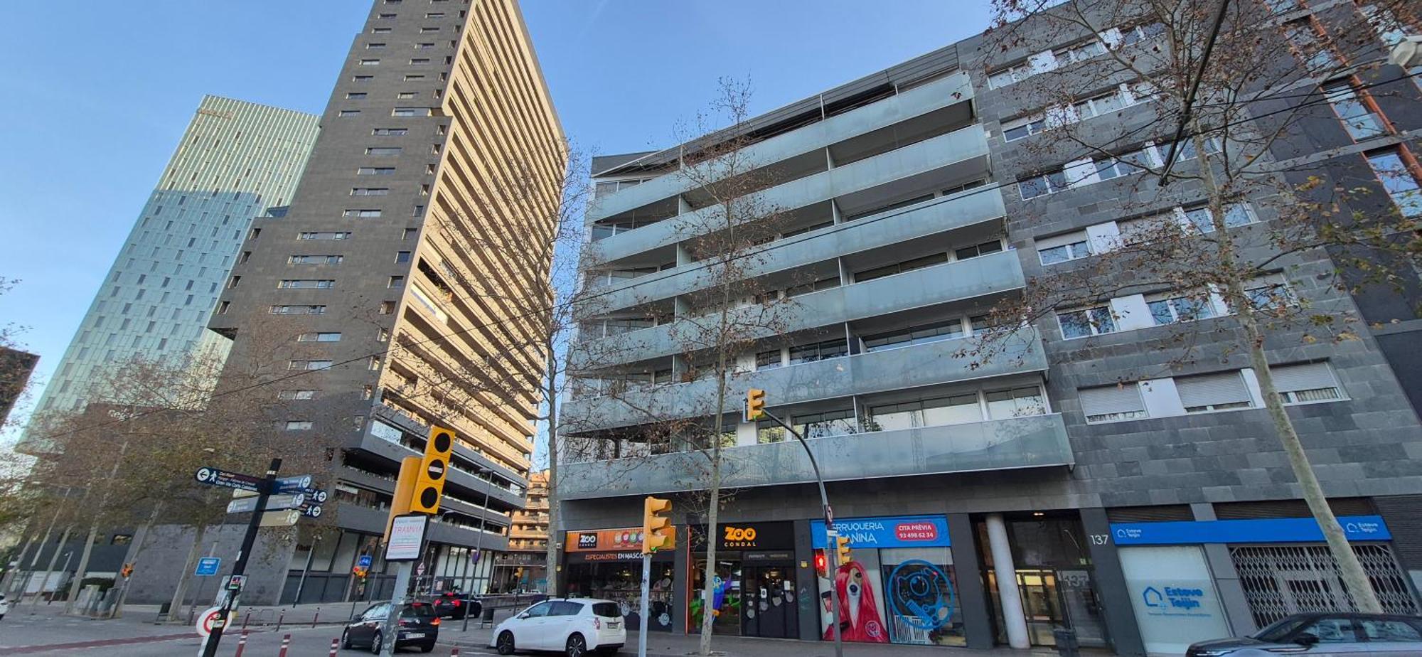 Apartamento En Avenida Diagonal - Torre Glorias - Angeles Terraza Barcelona Exteriör bild