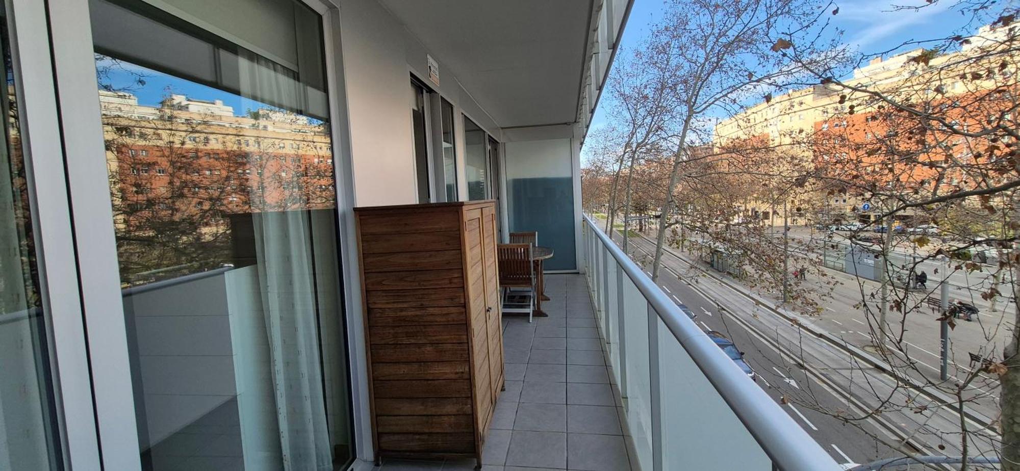 Apartamento En Avenida Diagonal - Torre Glorias - Angeles Terraza Barcelona Exteriör bild