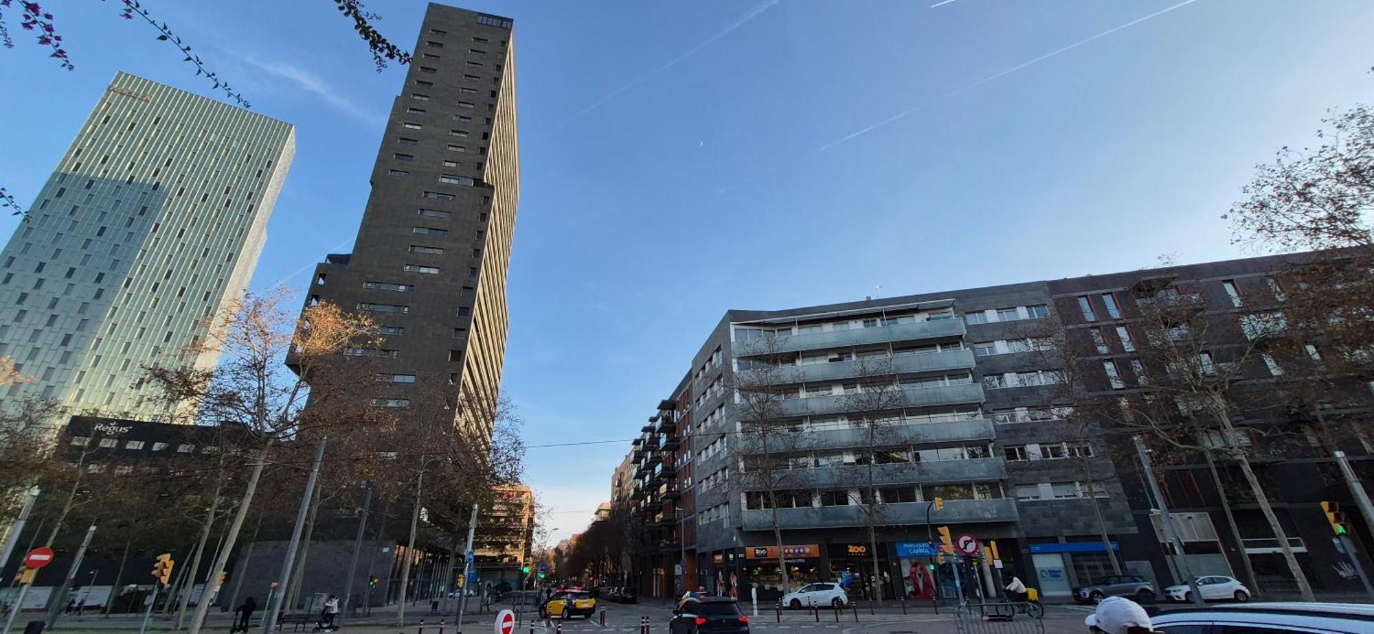 Apartamento En Avenida Diagonal - Torre Glorias - Angeles Terraza Barcelona Exteriör bild
