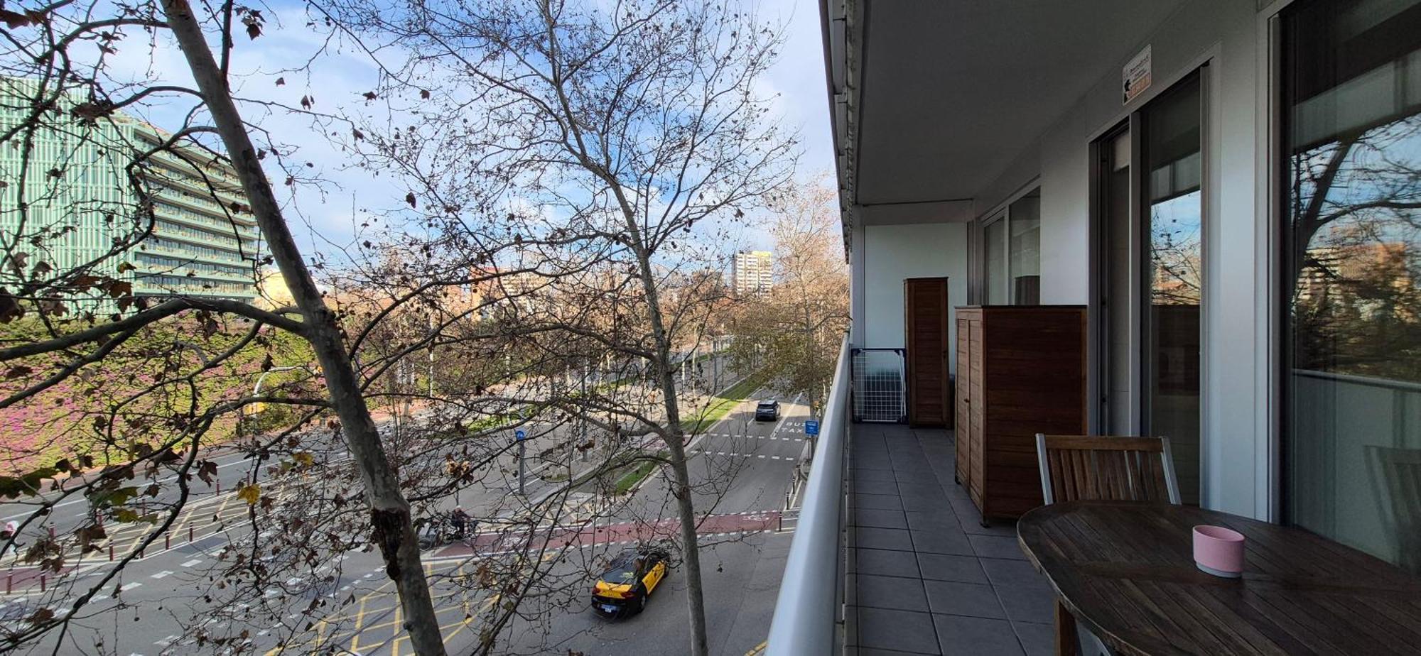 Apartamento En Avenida Diagonal - Torre Glorias - Angeles Terraza Barcelona Exteriör bild